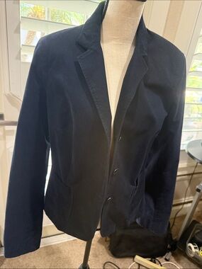 Classic J. Crew Dark Navy Tailored Blazer